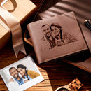 Carteira de Couro Masculina Personalizada com Foto