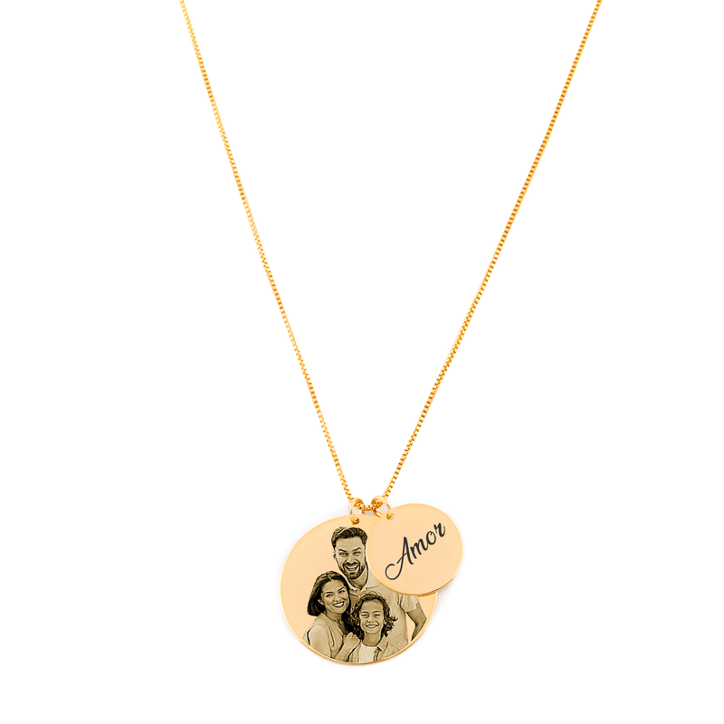 Colar Personalizado Com Pingente Foto
