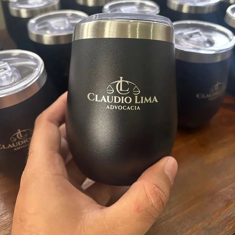 Copos Térmico Cuia 360ml Personalizado C/ Nome Logo