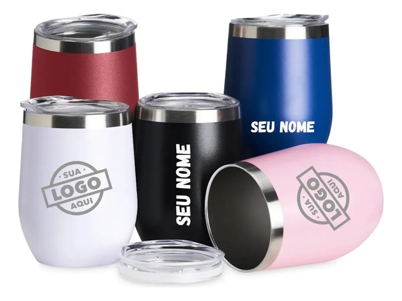 Copos Térmico Cuia 360ml Personalizado C/ Nome Logo