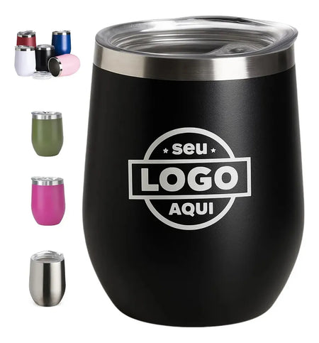 Copos Térmico Cuia 360ml Personalizado C/ Nome Logo