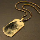 Colar Personalizado com Foto + Texto - Personalização Grátis!! Promoção de Fim de Ano